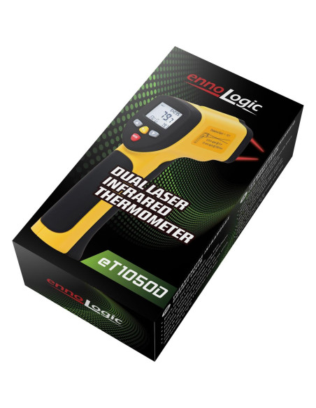 Termómetro Infrarrojo eT1050D ennoLogic - Precisión -50C a 1050C