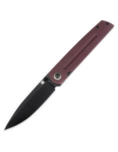 Cuchillo Plegable ARTISANCUTLERY Sirius S35VN Negro Coral 9cm