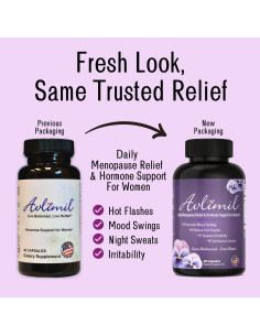 Suplemento Menopausia Avlimil 60 Cápsulas - Alivio Hormonal 2