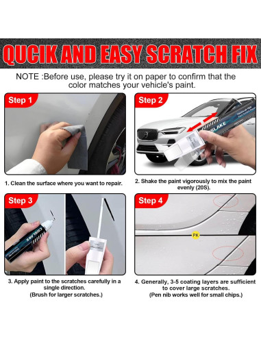 Pintura de Retoque COSLAKE 12ml Crepúsculo Brillante 736 Volvo