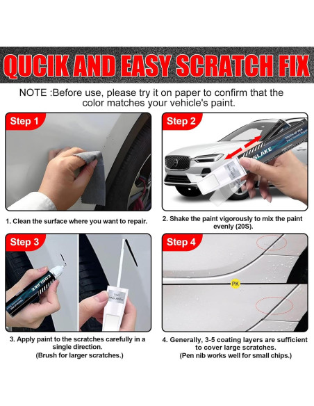 Pintura de Retoque COSLAKE 12ml Crepúsculo Brillante 736 Volvo