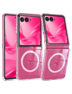Funda Transparente Magnética FNTCASE para Moto Razr Plus 2025/2024