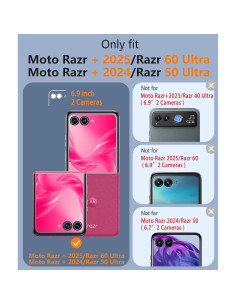 Funda Transparente Magnética FNTCASE para Moto Razr Plus 2025/2024 2