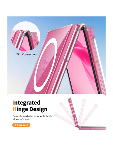 Funda Transparente Magnética FNTCASE para Moto Razr Plus 2025/2024