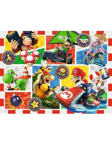 Rompecabezas 150 Piezas XXL Mario Kart Ravensburger 49x36cm