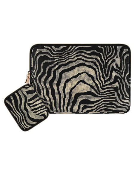 Funda para Laptop ARVOK 13-14" Resistente al Agua Zebra