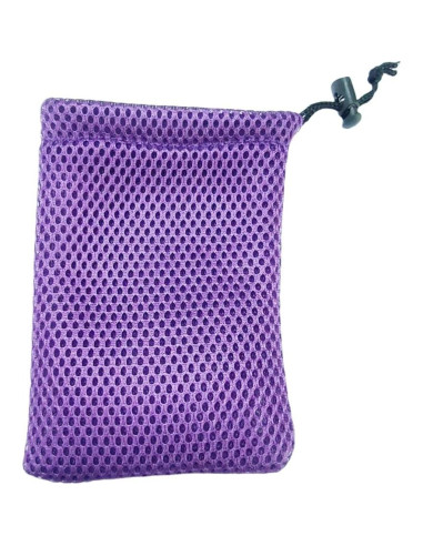 Bolsa de Cuerda de Malla Nylon GDQLCNXB 5 Pcs 13x9cm Morado