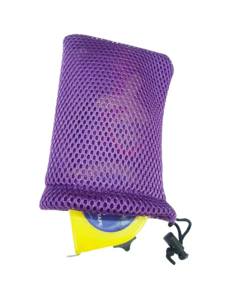 Bolsa de Cuerda de Malla Nylon GDQLCNXB 5 Pcs 13x9cm Morado