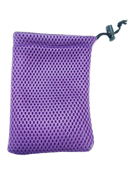 Bolsa de Cuerda de Malla Nylon GDQLCNXB 5 Pcs 13x9cm Morado