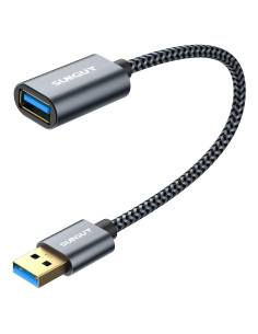 Cable de Extensión USB 3.0 SUNGUY 0.3m Alta Velocidad 5Gbps