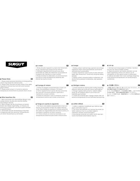 Cable de Extensión USB 3.0 SUNGUY 0.3m Alta Velocidad 5Gbps