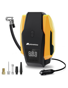 Compresor de Aire Portátil Motorenbau 150 PSI 12V con Luz LED