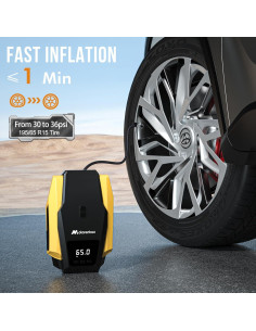 Compresor de Aire Portátil Motorenbau 150 PSI 12V con Luz LED 2