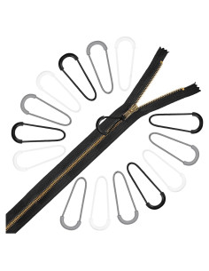 15 Tiradores de Cremallera de Nylon Notoke - Reemplazo Universal