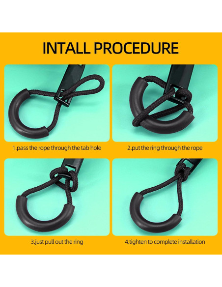 15 Tiradores de Cremallera de Nylon Notoke - Reemplazo Universal