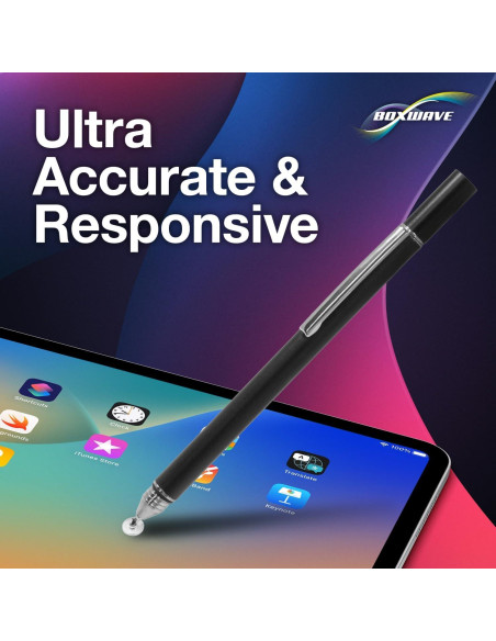 Bolígrafo Stylus BoxWave FineTouch Capacitivo Negro 28g