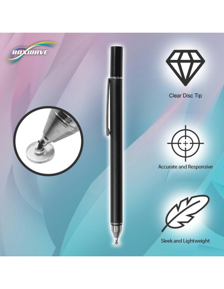 Bolígrafo Stylus BoxWave FineTouch Capacitivo Negro 28g