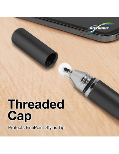 Bolígrafo Stylus BoxWave FineTouch Capacitivo Negro 28g