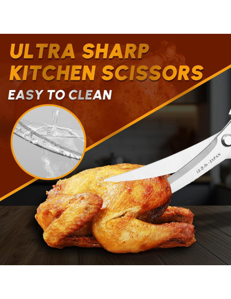 Tijeras de Cocina Huusk de Acero Inoxidable 15.2 cm Plata