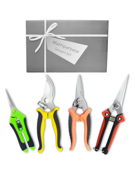 Juego de tijeras de podar Renashed 4 piezas acero inoxidable