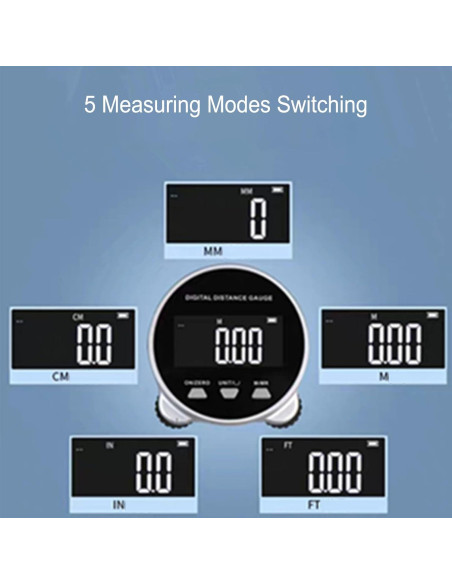 Medidor de Distancia Digital Yosoo 0-199m Pantalla LCD