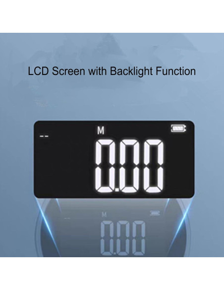 Medidor de Distancia Digital Yosoo 0-199m Pantalla LCD