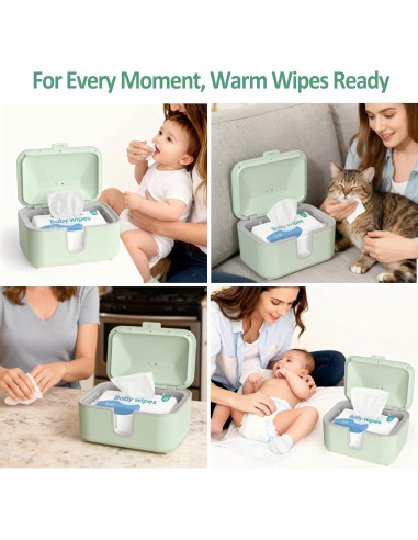 Calentador de Toallitas Chefhandy para Bebés con Luz UV y 3 Modos