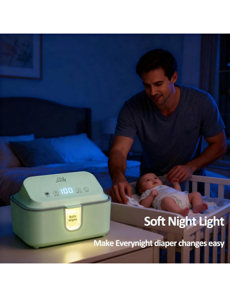 Calentador de Toallitas Chefhandy para Bebés con Luz UV y 3 Modos