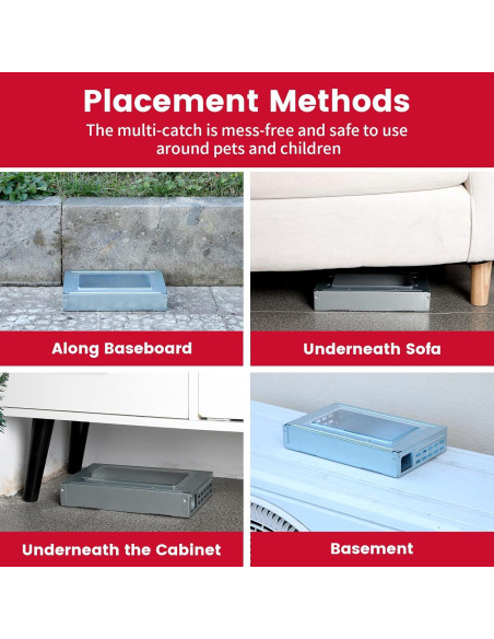 Trampa Humana para Ratones TGF Reutilizable 26x16cm Plata