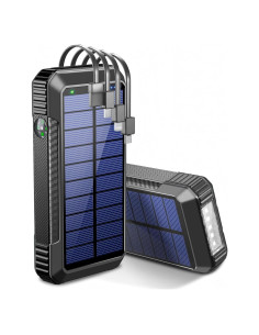 Banco de Energía Solar DJKK 52800mAh Cargador Inalámbrico 22.5W