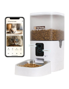 Alimentador Automático para Gatos TailTeddy 6L con App WiFi