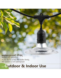 Luz de Cultivo LED Espird 6 Bombillas con Temporizador IP44 2