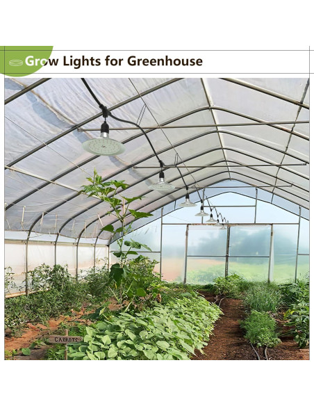 Luz de Cultivo LED Espird 6 Bombillas con Temporizador IP44