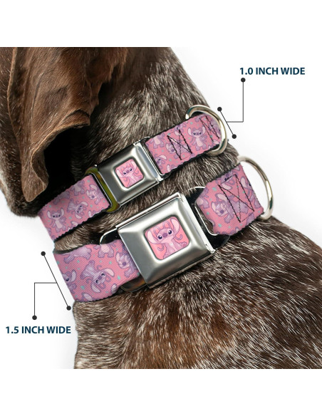 Collar para Perros Disney Buckle-Down 11-16.5" Rosado