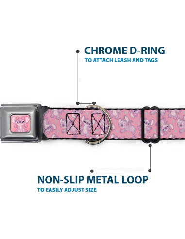 Collar para Perros Disney Buckle-Down 11-16.5" Rosado