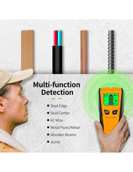 Buscador de Estudio OXV 5 en 1 - Escáner de Pared LCD