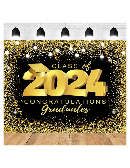 Fondo de Fotografía Graduación 2024 Nihilar 3x2.5m Vinilo