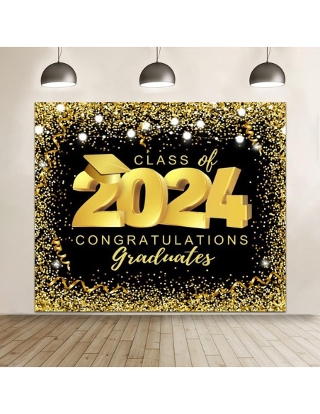 Fondo de Fotografía Graduación 2024 Nihilar 3x2.5m Vinilo