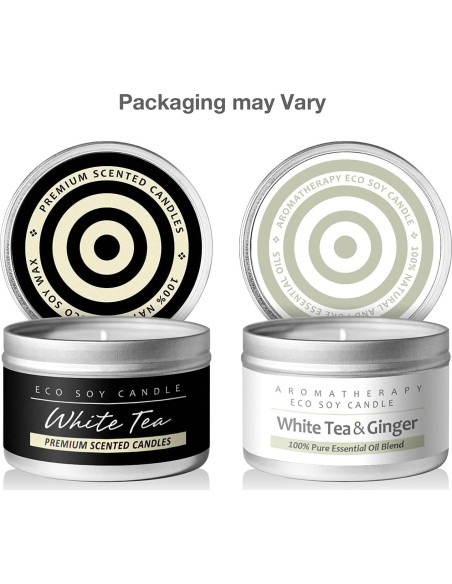 Vela Aromática I&Candle de Cera de Soja Té Blanco y Jengibre 225g