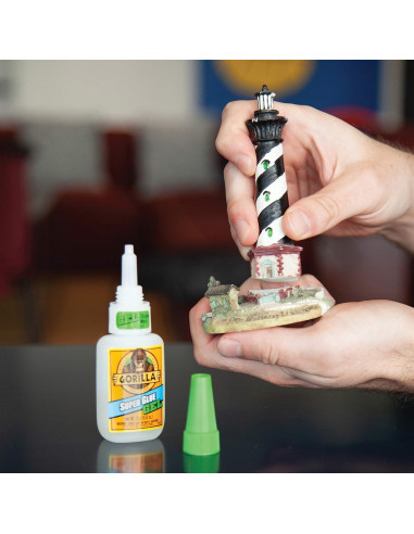 Gorilla Super Glue Gel 15g - Paquete de 2, Secado Rápido