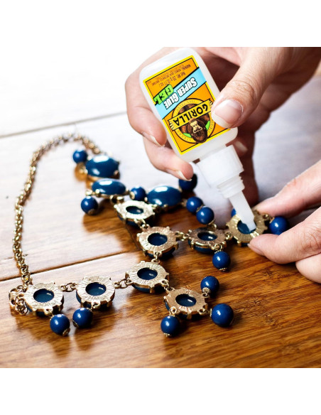 Gorilla Super Glue Gel 15g - Paquete de 2, Secado Rápido