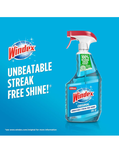 Limpiador de Vidrios Windex Original 680 ml - Sin Rayas