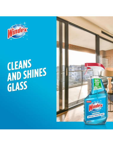 Limpiador de Vidrios Windex Original 680 ml - Sin Rayas