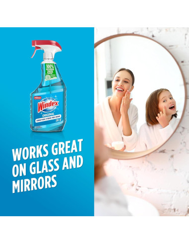 Limpiador de Vidrios Windex Original 680 ml - Sin Rayas