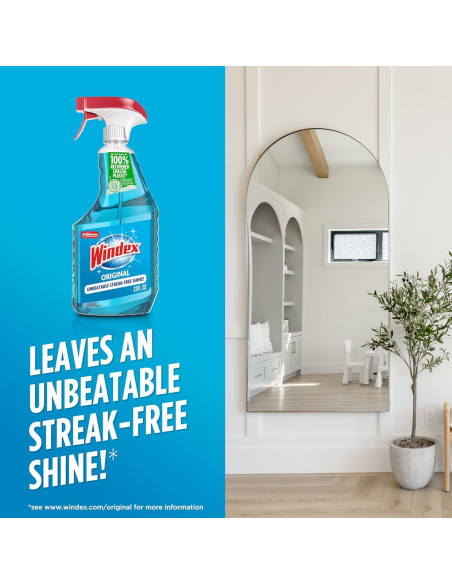 Limpiador de Vidrios Windex Original 680 ml - Sin Rayas