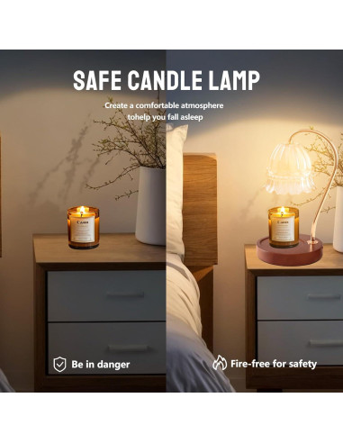 Lámpara Calentadora de Fragancias GEEZO, 19.05 cm, Eléctrica