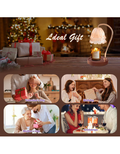 Lámpara Calentadora de Fragancias GEEZO, 19.05 cm, Eléctrica