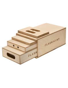 Conjunto de Cajas de Manzana Anidadas 4-en-1 Flashpoint 50.8x30.5 cm