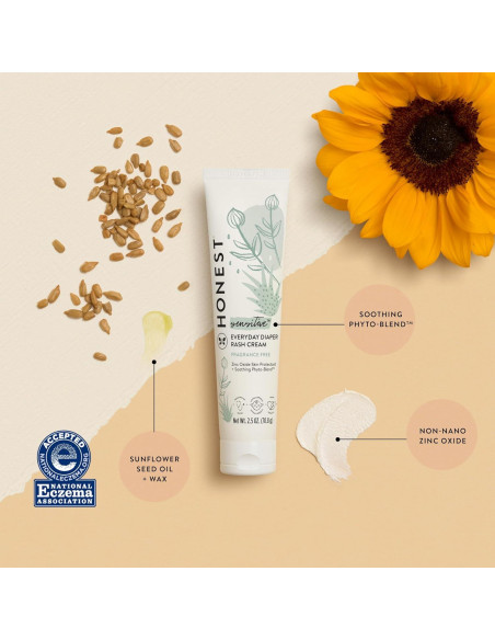 Paquete de Ungüento Sanador y Crema para Erupciones The Honest Company 142g + 71g