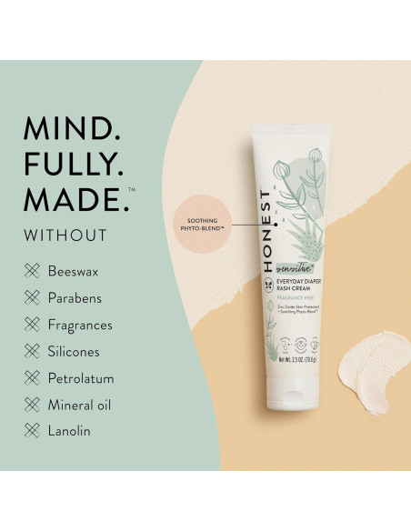 Paquete de Ungüento Sanador y Crema para Erupciones The Honest Company 142g + 71g